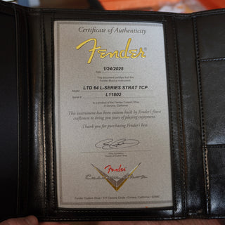 2025 Limited Edition '64 Stratocaster LTD L-Series - NOS TCP