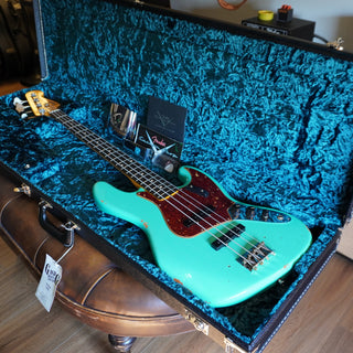 ’64 Jazz Bass Relic – Seafoam Green