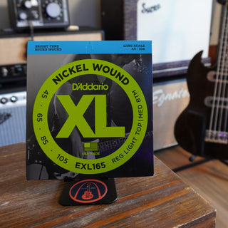 D’Addario EXL165 Nickel Wound Bass Strings (45–105 Regular Light)