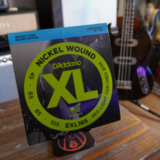 D’Addario EXL165 Nickel Wound Bass Strings (45–105 Regular Light)