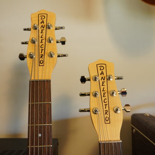 Double Neck Electric / Baritone Guitar – Metallic Blue