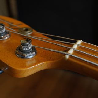 2020 Masterbuilt Jason Smith Offset Telecaster Bass Journeyman Relic – Aged Candy Apple Red