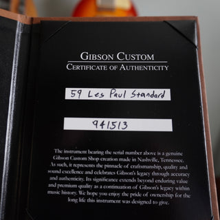 R9: '59 Les Paul Standard Reissue