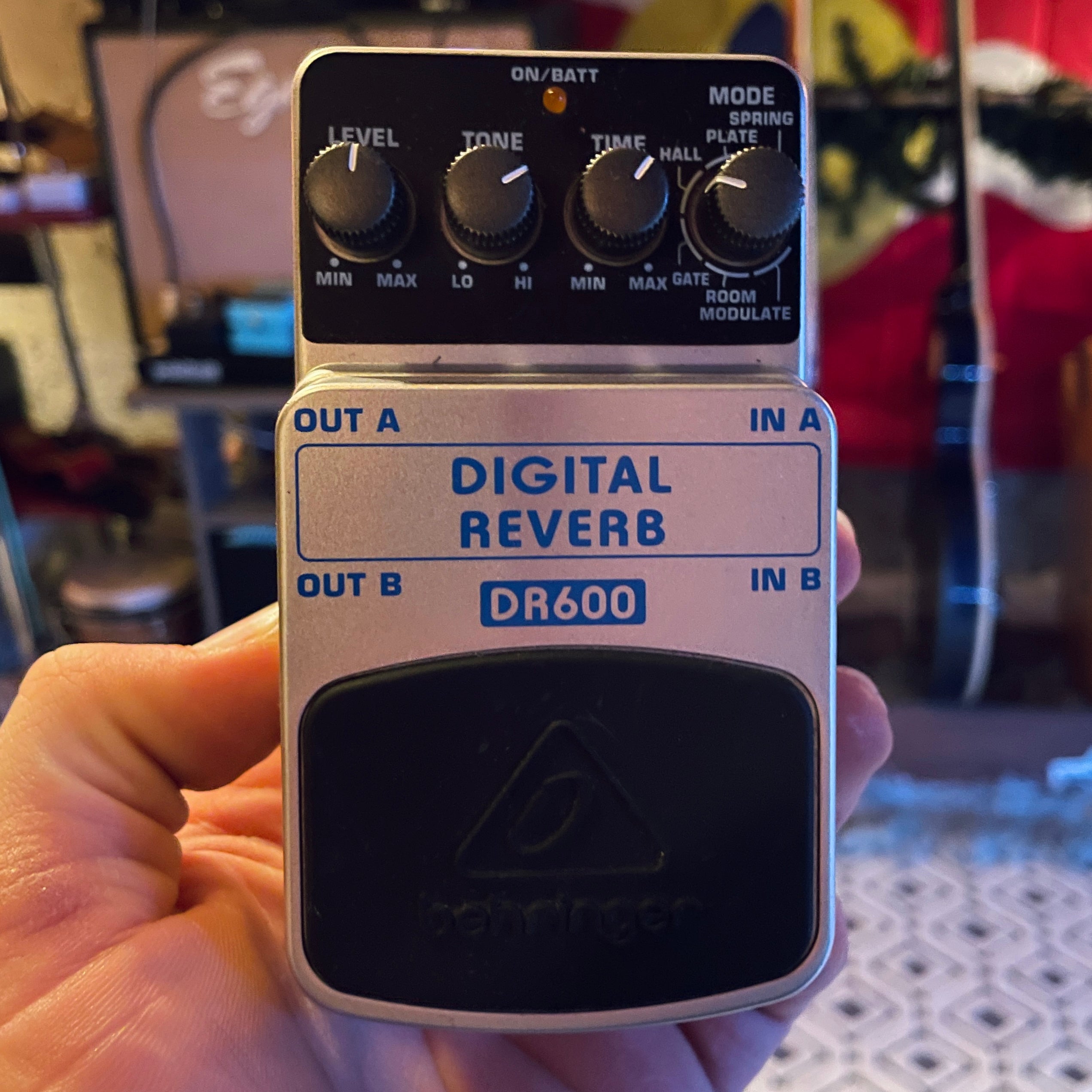 behringer dr600 digital reverb pedal DR600 Digital Reverb Pedal – Nick's Hand-Picked Guitars LLC