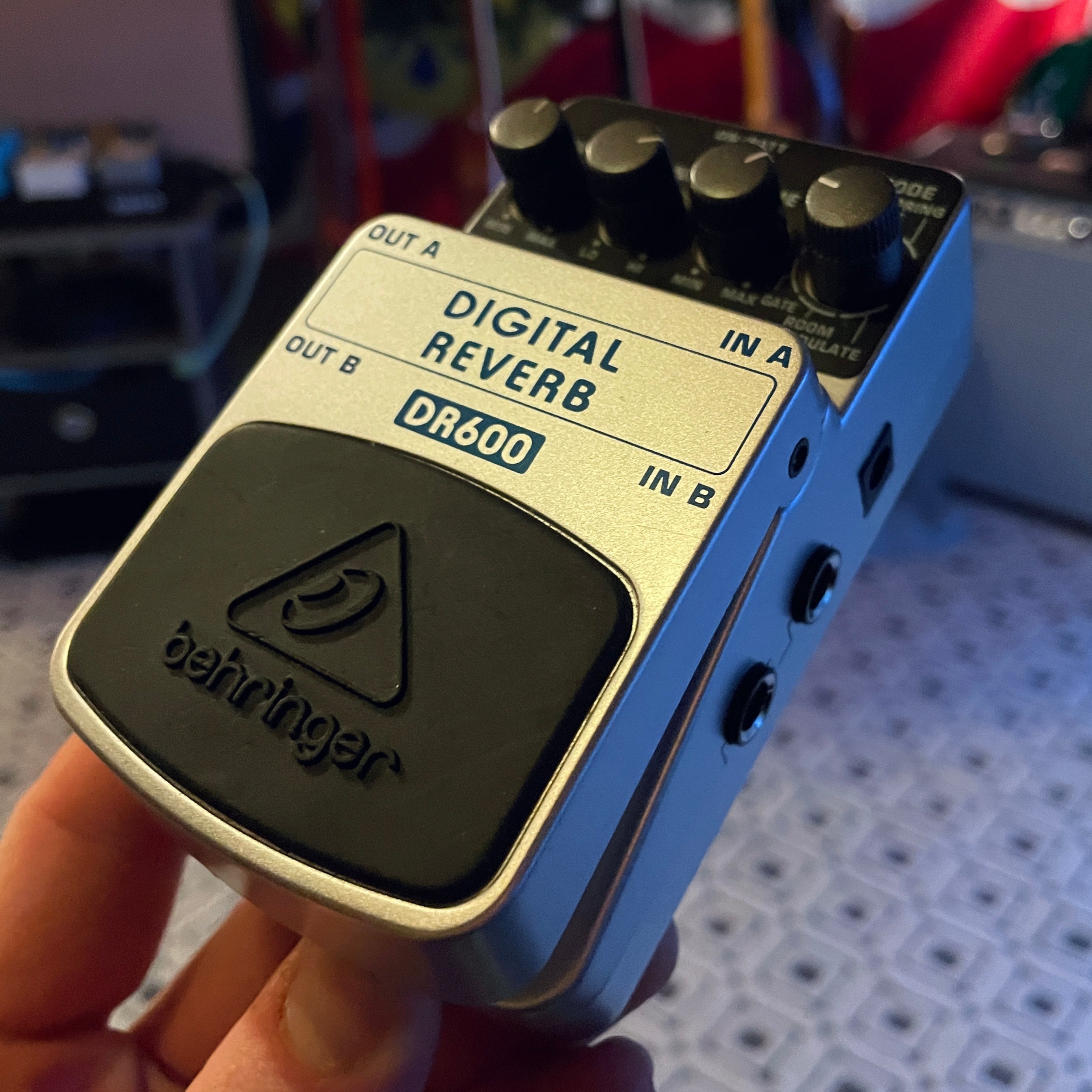 behringer reverb pedal DR600 Digital Reverb Pedal – Nick's Hand-Picked Guitars LLC